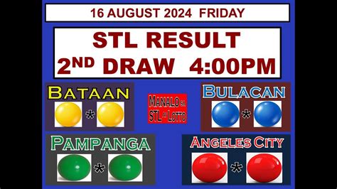 stl pampanga 2nd draw result today|STL Results Today Thursday, August 15, 2024 .